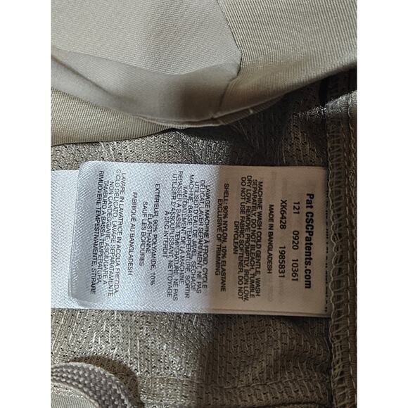 Columbia Shorts Women’s 10 Khaki Board Shorts Zip Pockets Drawstring - Picture 5 of 11